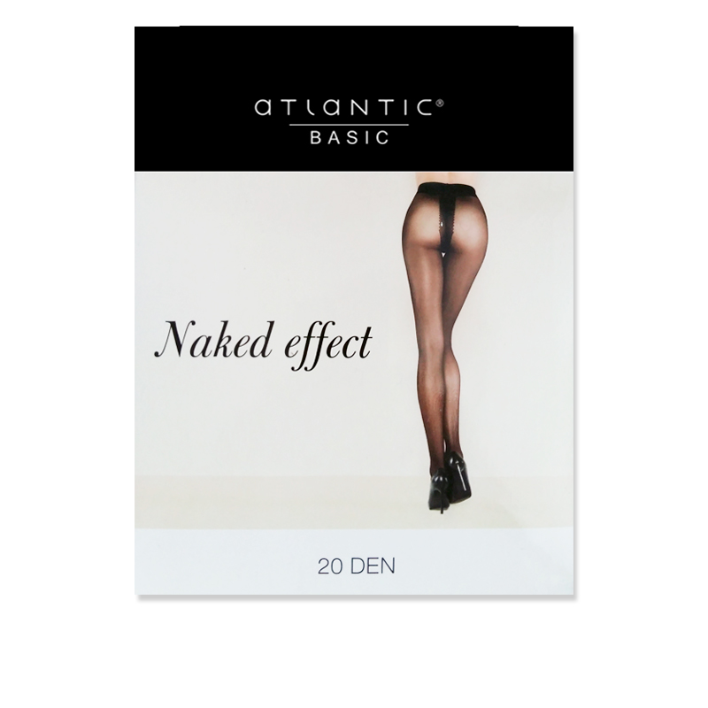 BLT 003 Naked Effect 20 den (BLT 003 Naked Effect плоский шов 20 den NERO/2)