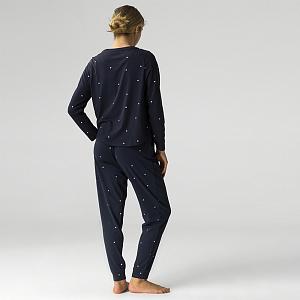 NLP 481 (NLP 481 Комплект дом. жін. ( футб. дов. рук. + брюки) L/GRA)