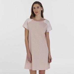 LDK 120/23/01 (LDK 120/23/01 Сорочка дом. корот. рук. XXL/рожевий)