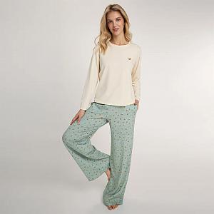 LPK 0880/13/01 (LPK 0880/13/01 Комплект дом. жін. (футб. дов. рук.+брюки) M/екрі)