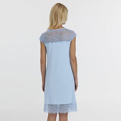 LDM 103/23/01 (LDM 103/23/01 Сорочка дом. корот. рук. S/блакит.)