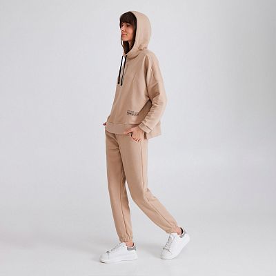 LPT 1881/01/02 (LPT 1881/01/02 Комплект дом. жен. (футб. дл. рук.+брюки) XL/беж.)