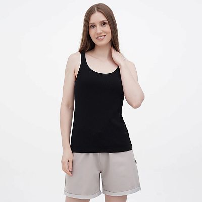 CLV 300/04 (CLV 300/04 Майка жін. шир. брет. L/чорний)