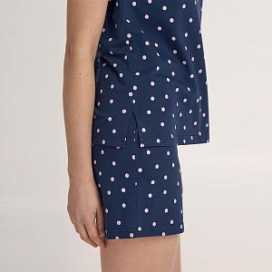 LPK 2970/30/03 (LPK 2970/30/03 Комплект дом. жін. (футб. кор. рук.+шорти) S/син.)