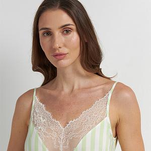 LDB 128/01/03 (LDB 128/01/03 Сорочка дом. тонк. брет. S/крем.)