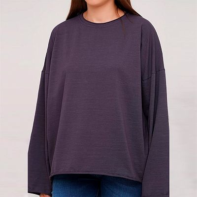 CLO 001/003 (CLO 001/003 Лонгслив OVERSIZE графит)