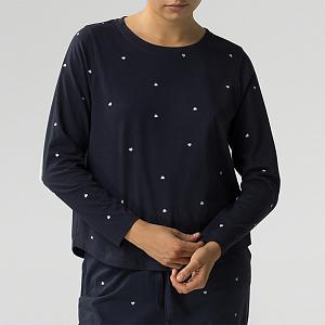 NLP 481 (NLP 481 Комплект дом. жін. ( футб. дов. рук. + брюки) L/GRA)