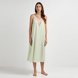 LDB 128/01/03 (LDB 128/01/03 Сорочка дом. тонк. брет. S/крем.)