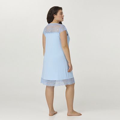 LDM 103/23/01 (LDM 103/23/01 Сорочка дом. корот. рук. S/блакит.)