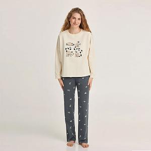 LPD 1880/04/02 (LPD 1880/04/02 Комплект дом. жін. (футб. дов. рук.+брюки) S/екрі)