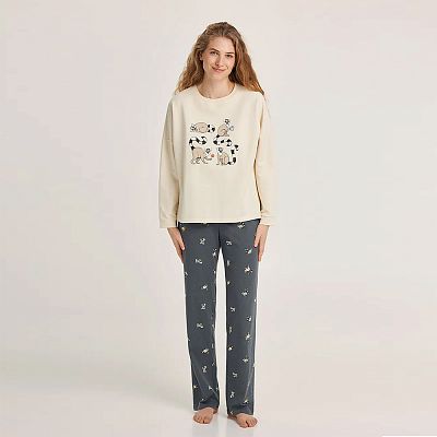 LPD 1880/04/02 (LPD 1880/04/02 Комплект дом. жін. (футб. дов. рук.+брюки) S/екрі)