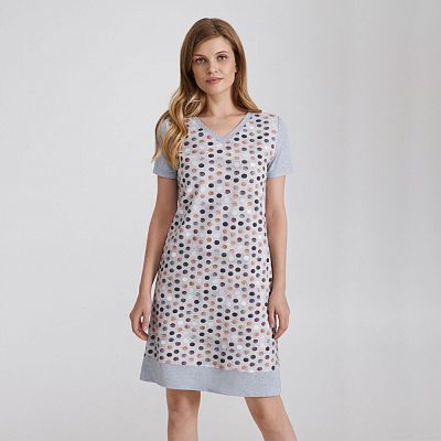 LDK 103/06/01 (LDK 103/06/01 Сорочка дом. жен. кор. рук. S/сер.)