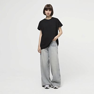 CLO 101/004 (CLO 101/004 Футболка жін. OVERSIZE чорний)
