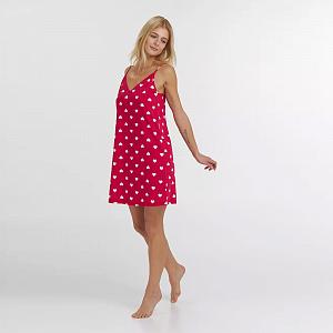 LDK 112/60/01 (LDK 112/60/01 Сорочка дом. тонк. брет. S/рожевий)