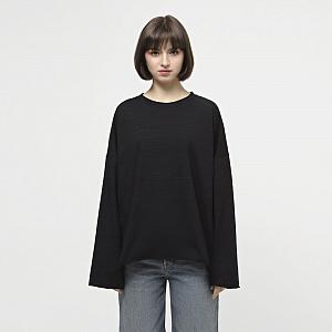 CLO 001/004 (CLO 001/004 Лонгслив OVERSIZE черный)