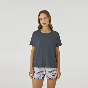 LPM 2970/23/01 (LPM 2970/23/01 Комплект дом. жін. (футб. кор. рук.+шорти) S/синій)