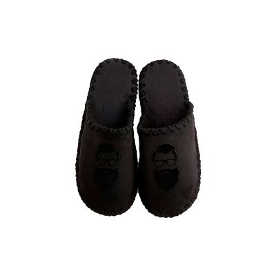 Бородач закрытые 2 (Бородач закрытые 2 Тапки дом. муж. 40/41/чёрн.)