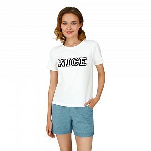 LPK 2074/01/01 (LPK 2074/01/01 Комплект дом. жен. (футб. кор. рук.+шорты) S/экри)