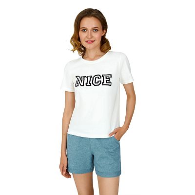 LPK 2074/01/01 (LPK 2074/01/01 Комплект дом. жен. (футб. кор. рук.+шорты) S/экри)