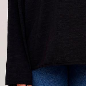 CLO 001/004 (CLO 001/004 Лонгслив OVERSIZE черный)