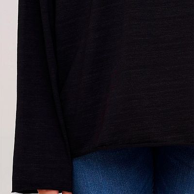 CLO 001/004 (CLO 001/004 Лонгслив OVERSIZE черный)