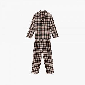 NLP 486 (NLP 486 Комплект дом. жін. ( футб. дов. рук. + брюки) XL/CZA/BEZ)