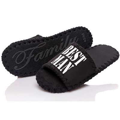 Best Man открытые (Best Man открытые Тапки дом. муж. 40/41/черн.)