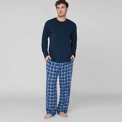 MH528-01 (MH528-01 Комплект дом. чол. (футб. дов. рук.+брюки) XL/GRA)