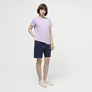 CLV 002/008 (CLV 002/008 Футболка жен. кор. рук. S/лиловий)