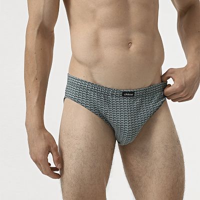 3CMP 002/01 (3CMP 002/01 Труси чол. L/чор/графіт/зел)