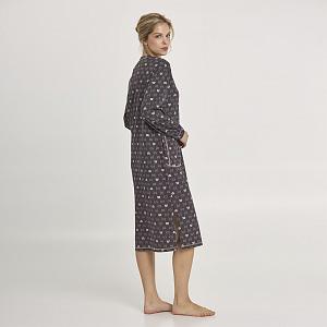 LDF 121/47/01 (LDF 121/47/01 Сорочка дом. жен. дл. рук. S/корич.)