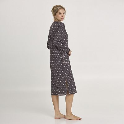 LDF 121/47/01 (LDF 121/47/01 Сорочка дом. жен. дл. рук. S/корич.)