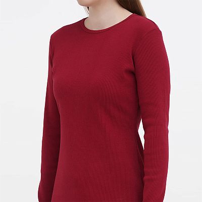 CVS 200/019 (CVS 200/019 Футболка жен. дл. рук. S/бордо)