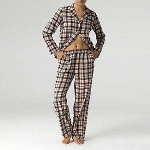 NLP 486 (NLP 486 Комплект дом. жін. ( футб. дов. рук. + брюки) XL/CZA/BEZ)