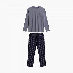 NMP 373 (NMP 373 Комплект дом. чол. (футб. дов. рук.+брюки) XL/SZA/GRA)