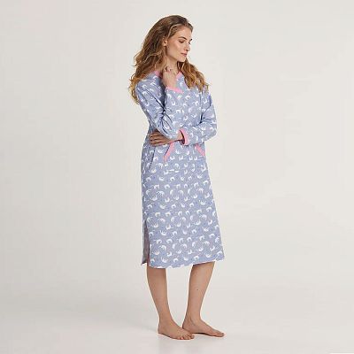 LDF 121/50/01 (LDF 121/50/01 Сорочка дом. жен. дл. рук. S/фіо.)