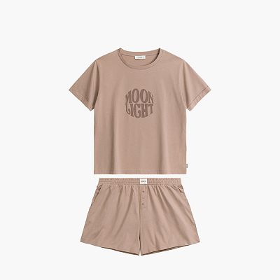 NLP 487 (NLP 487 Комплект дом. жін. (фут + шорти) M/BRZ)