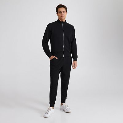 MPT 1382/03/01 (MPT 1382/03/01 Комплект дом. муж. (футб. дл. рук.+брюки) S/чёрн.)