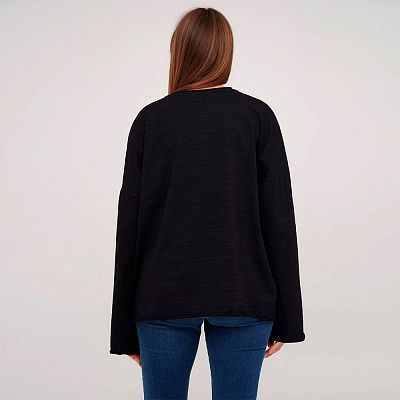 CLO 001/004 (CLO 001/004 Лонгслив OVERSIZE черный)