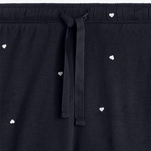 NLP 481 (NLP 481 Комплект дом. жін. ( футб. дов. рук. + брюки) L/GRA)