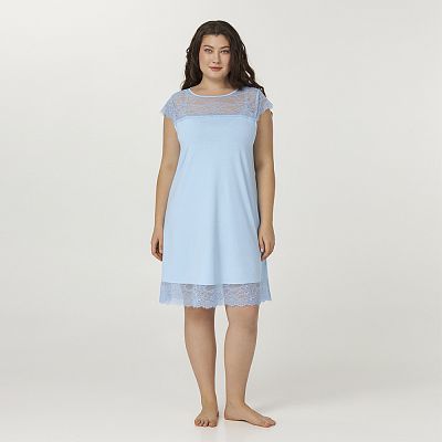 LDM 103/23/01 (LDM 103/23/01 Сорочка дом. корот. рук. S/блакит.)